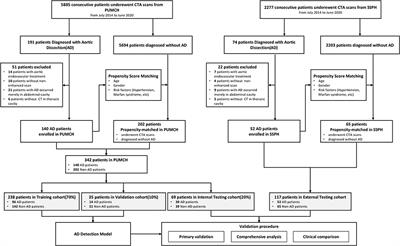 Advanced Warning of Aortic Dissection on Non-Contrast CT: The Combination of Deep Learning and Morphological Characteristics